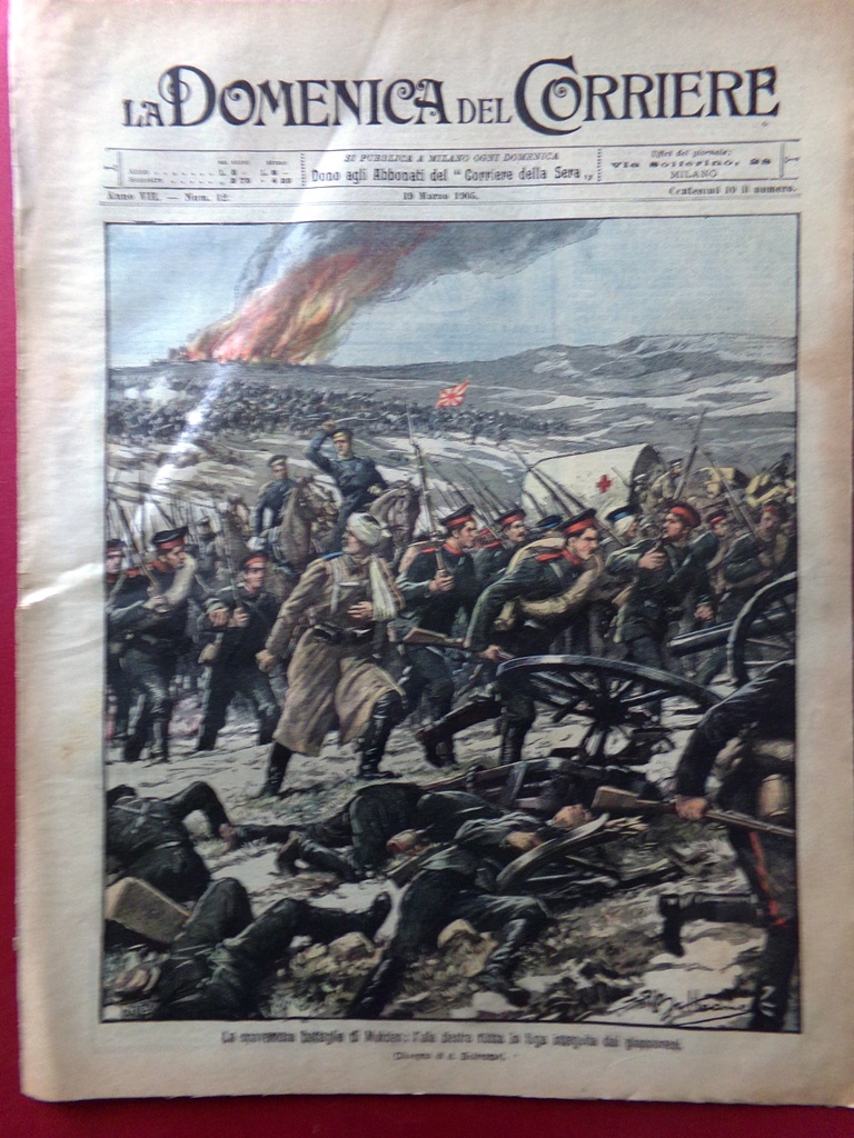 La Domenica del Corriere 19 Marzo 1905 Battaglia Mukden Orologi …