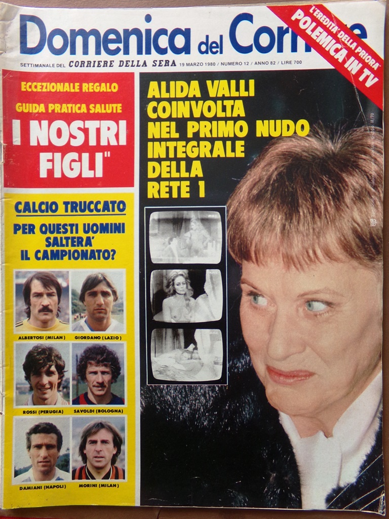 La Domenica del Corriere 19 marzo 1980 Valli Olimpiadi Calcio …