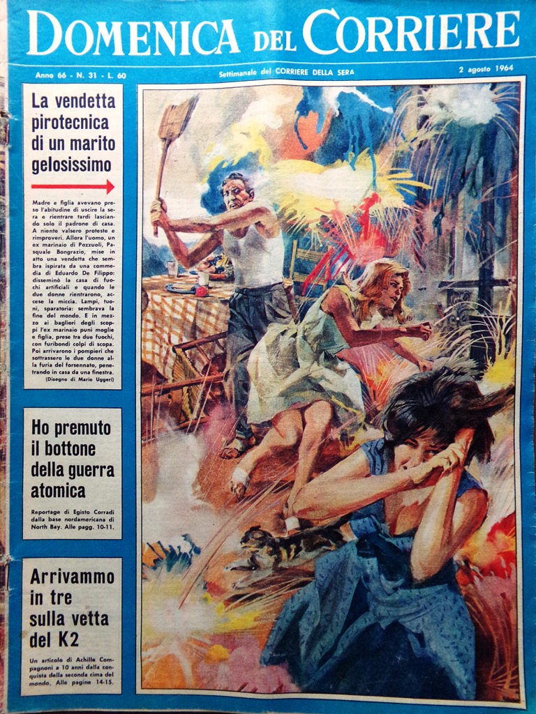 La Domenica del Corriere 2 Agosto 1964 WW1 Rivolta Varsavia …