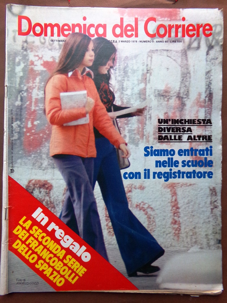 La Domenica del Corriere 2 Marzo 1978 Scuola Bambole Spielberg …