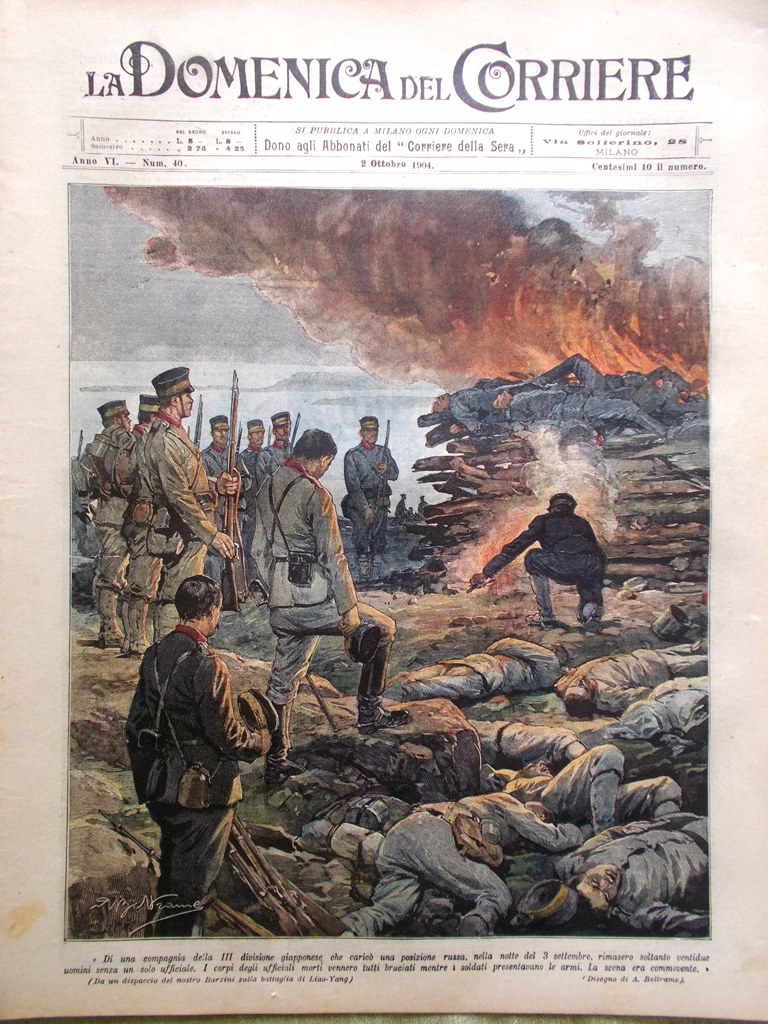 La Domenica del Corriere 2 Ottobre 1904 Sciopero Locomotive Pietro …