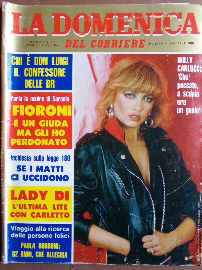 La Domenica del Corriere 20 Febbraio 1982 Lady Diana Solidarnosc …