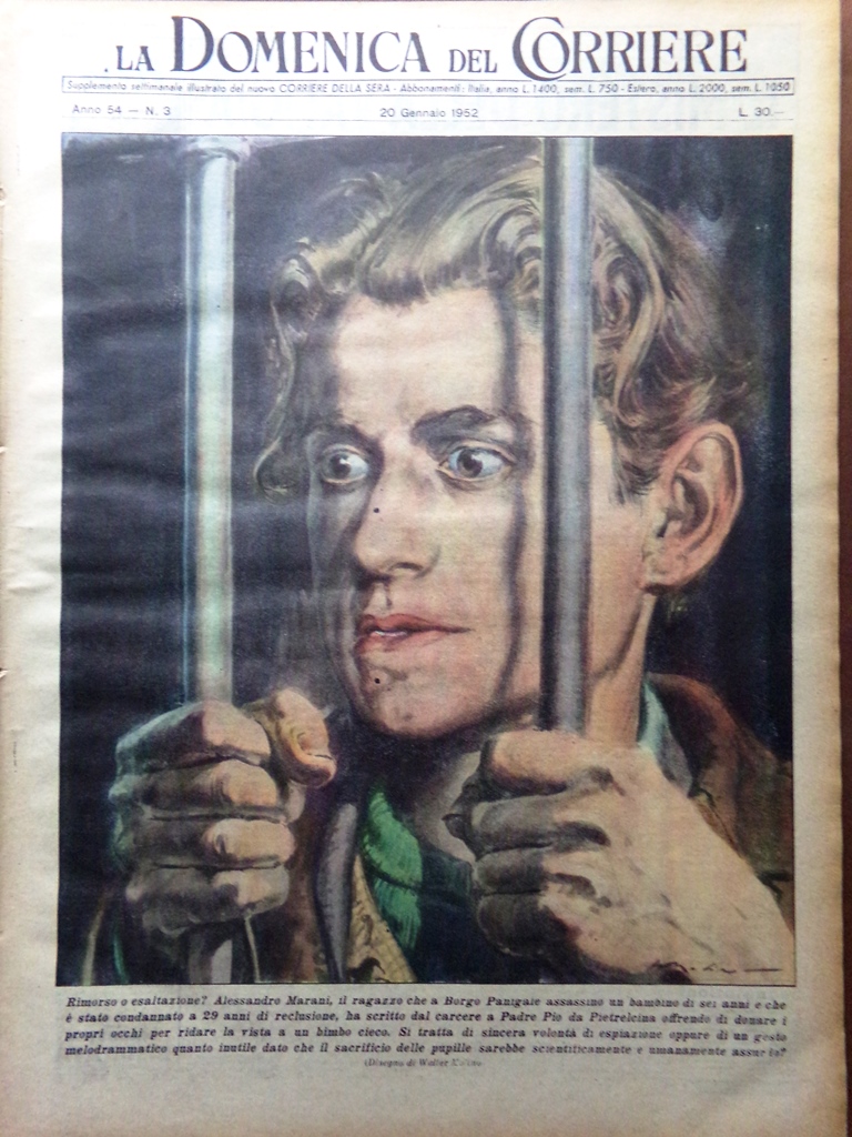 La Domenica del Corriere 20 Gennaio 1952 Donne al Potere …