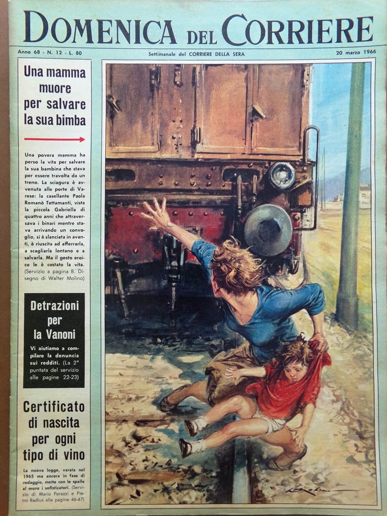 La Domenica del Corriere 20 Marzo 1966 Croce Beatrice d'Olanda …