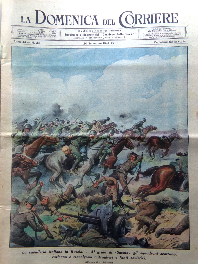 La Domenica del Corriere 20 Settembre 1942 WW2 San Francesco …