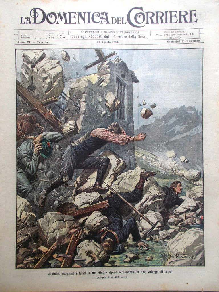 La Domenica del Corriere 21 Agosto 1904 Messina Indiani Nuova …
