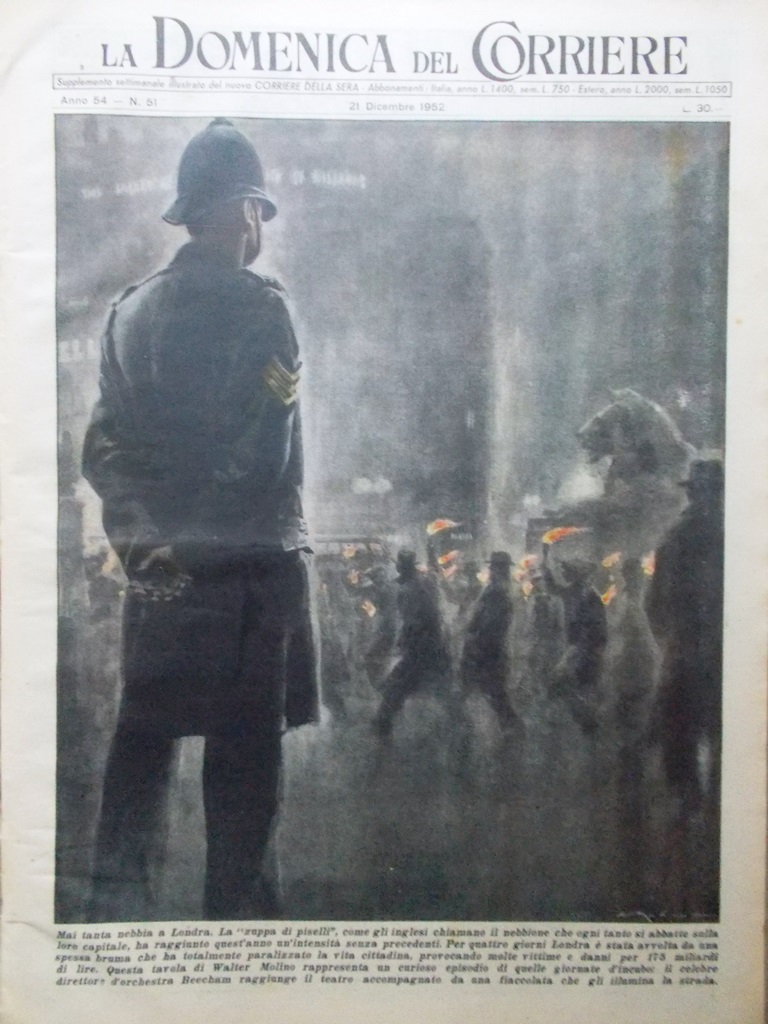 La Domenica del Corriere 21 Dicembre 1952 Charlot Ghiglione Marocco …