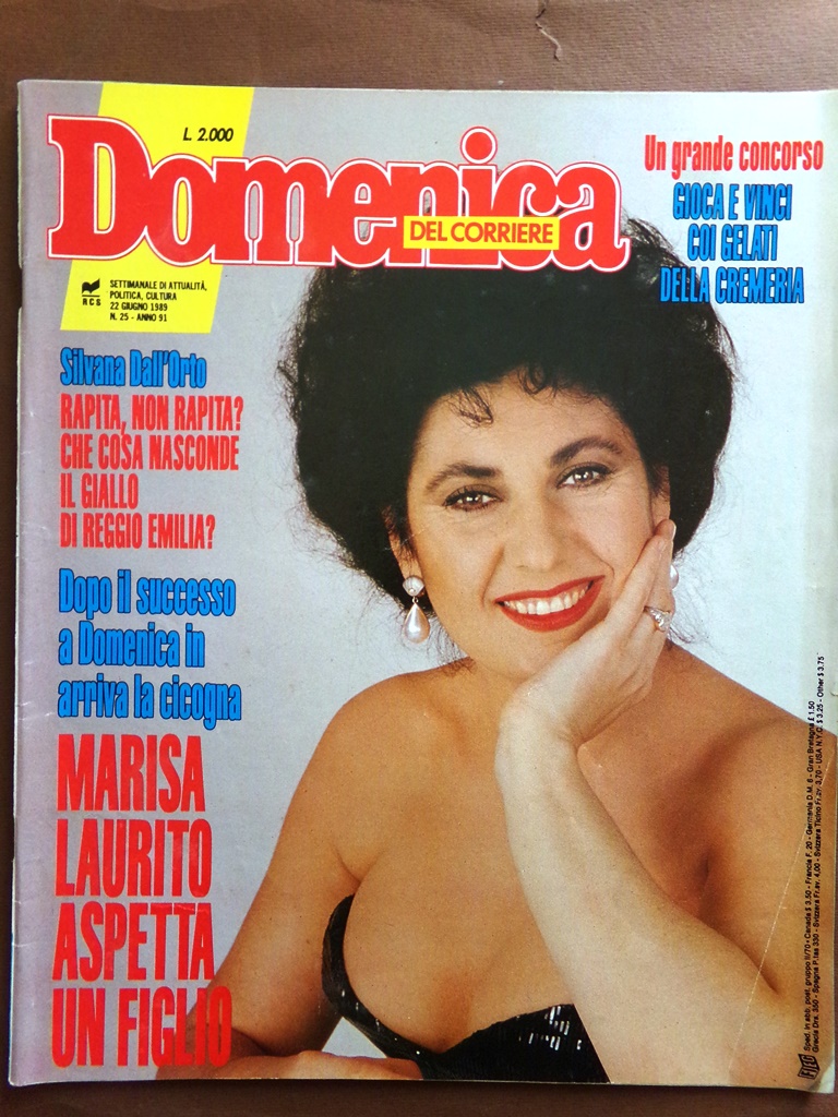 La Domenica del Corriere 22 Giugno 1989 Droga Esercito Cinese …