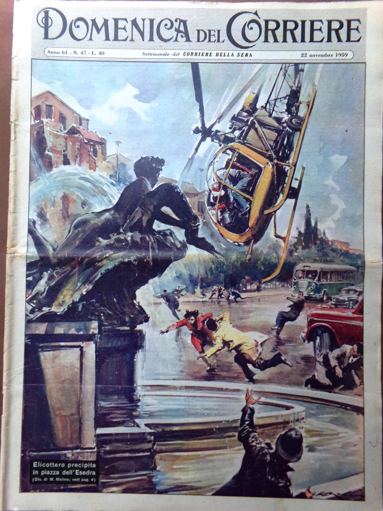 La Domenica del Corriere 22 Novembre 1959 Judo Mac Laglen …