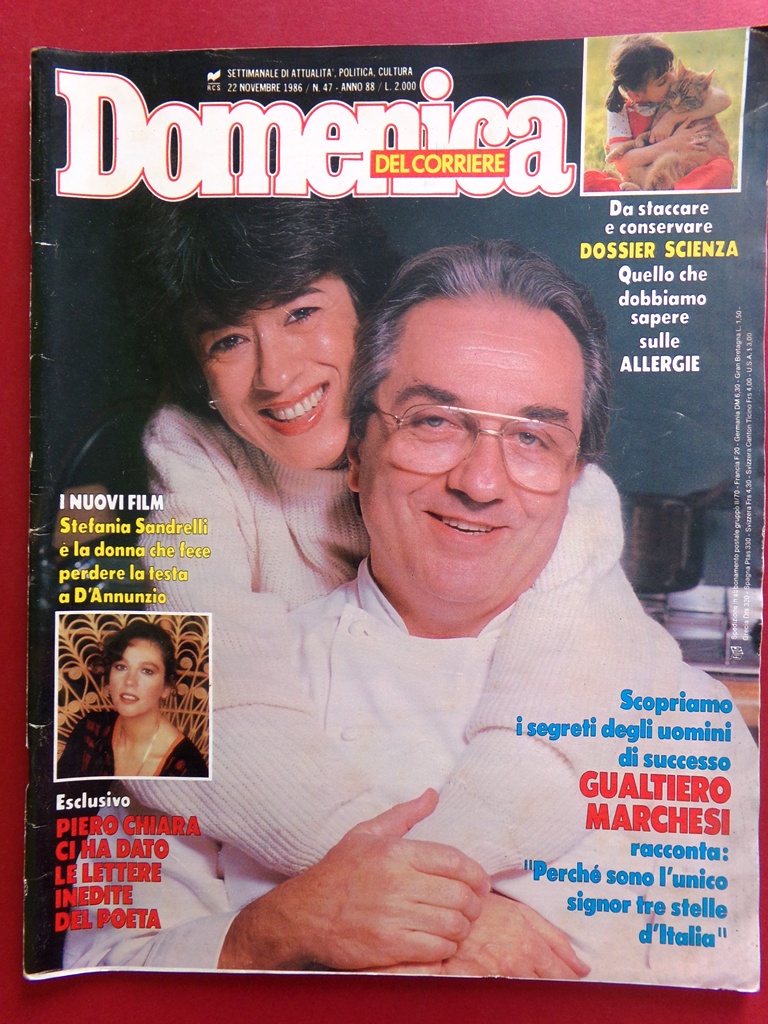 La Domenica del Corriere 22 Novembre 1986 Montanelli D'Acquisto Leigh …