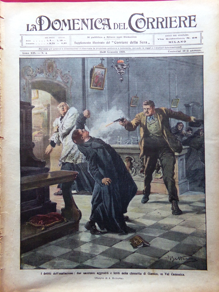 La Domenica del Corriere 23 Gennaio 1910 Atene Alessandria Seminara …