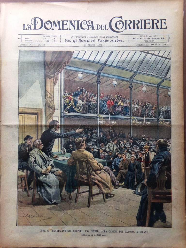 La Domenica del Corriere 23 Marzo 1902 Franchetti Casati Segond-Weber …
