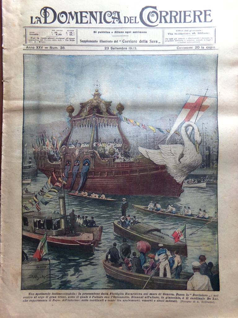 La Domenica del Corriere 23 Settembre 1923 Maya Circuito di …