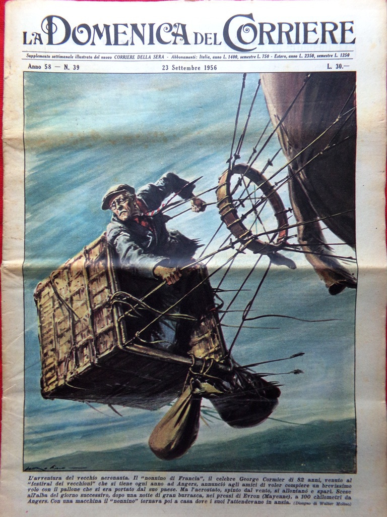 La Domenica del Corriere 23 Settembre 1956 Moss Maria Schell …