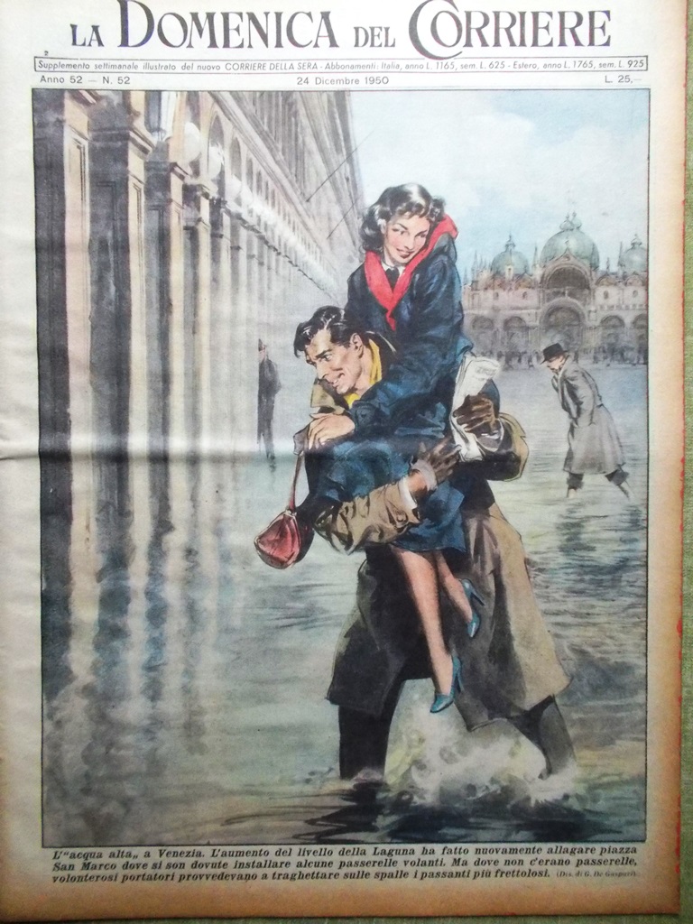 La Domenica del Corriere 24 Dicembre 1950 Pavlova Saliceti Colombo …
