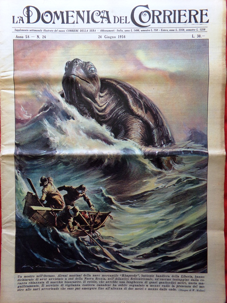 La Domenica del Corriere 24 Giugno 1956 Mozart Stalin Liberty …