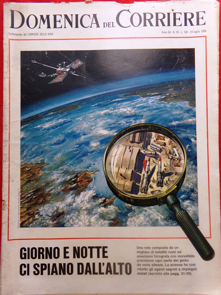 La Domenica del Corriere 24 Luglio 1966 Savoia Collins Nasa …