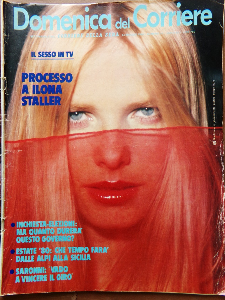 La Domenica del Corriere 24 Maggio 1980 Staller Lear Khomeini …