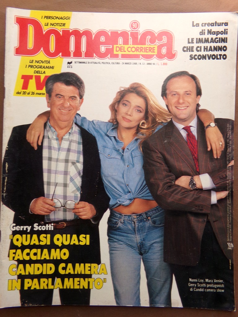 La Domenica del Corriere 24 Marzo 1988 D'Annunzio Scotti Hanussen …