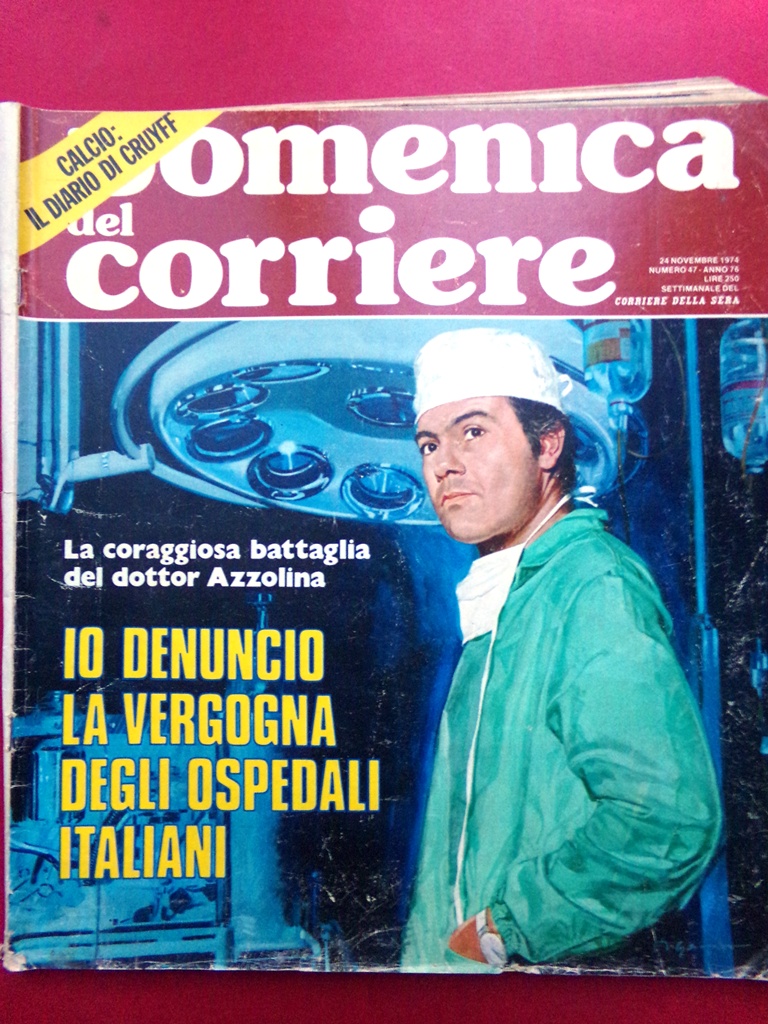 La Domenica del Corriere 24 Novembre 1974 Carrà Cruyff Annigoni …