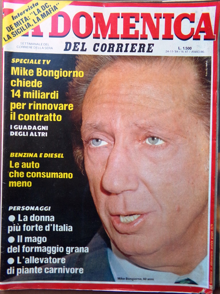 La Domenica del Corriere 24 Novembre 1984 Reagan Hepburn Borboni …