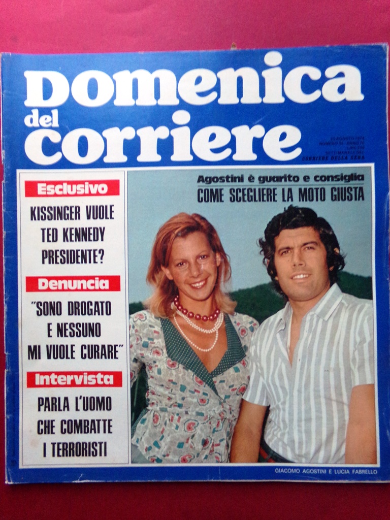 La Domenica del Corriere 25 Agosto 1974 Emmanuelle Castro Agostini …