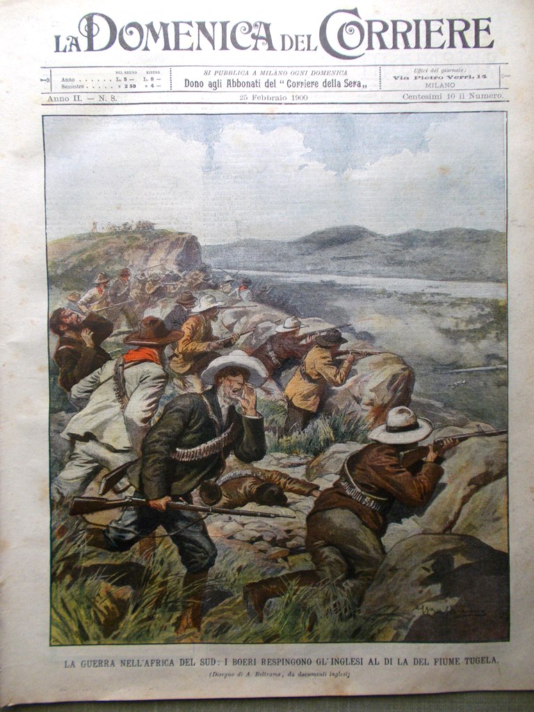 La Domenica del Corriere 25 Febbraio 1900 Conventi Monte Athos …