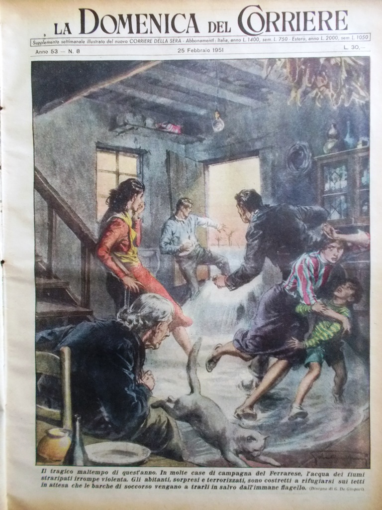 La Domenica del Corriere 25 Febbraio 1951 Nozze Pahlevi Soraya …