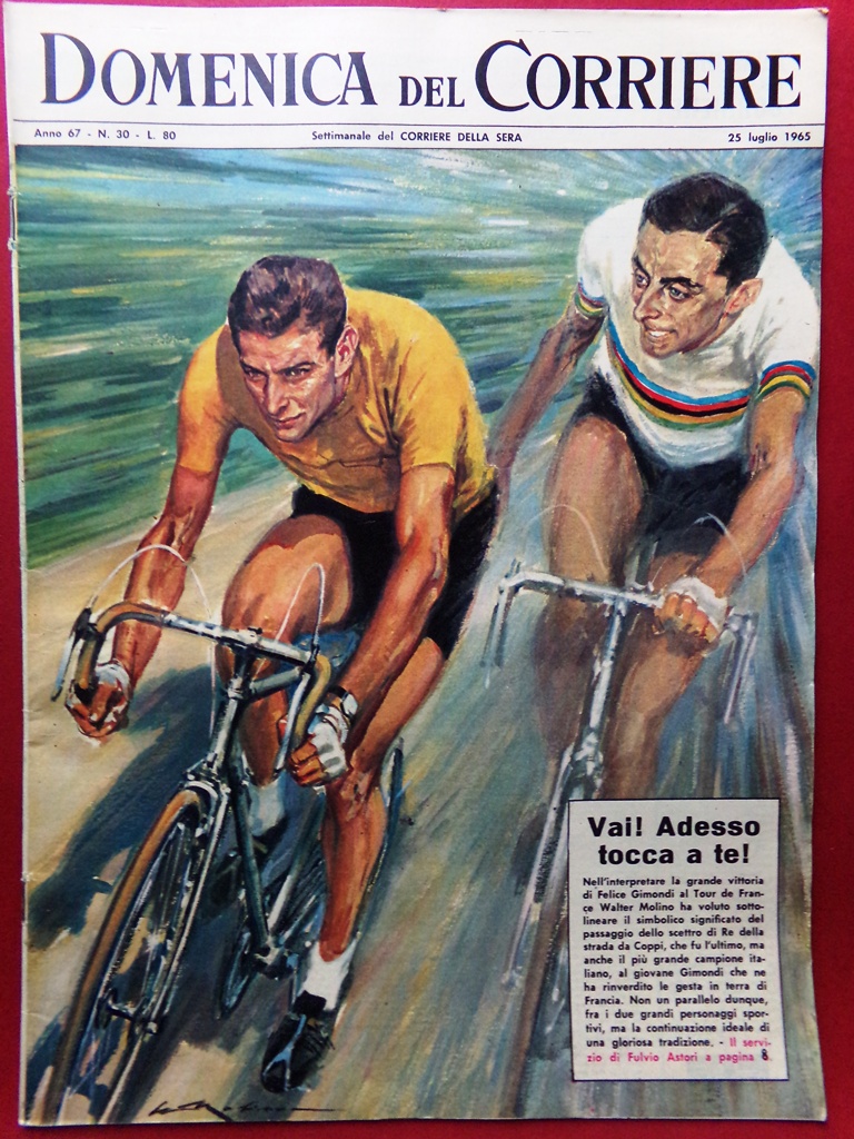 La Domenica del Corriere 25 Luglio 1965 Dischi Volanti Vietnam …