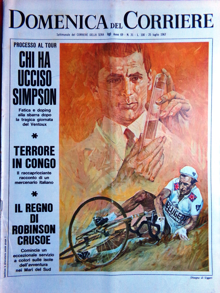 La Domenica del Corriere 25 Luglio 1967 Simpson Tour Franca …