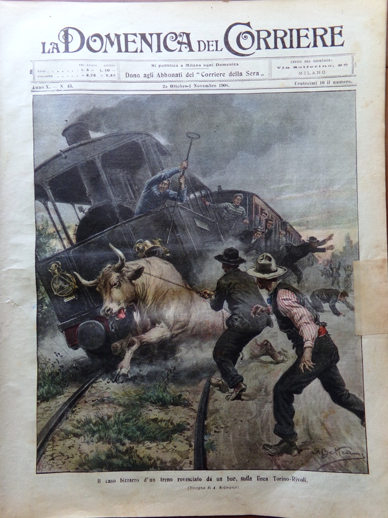 La Domenica del Corriere 25 Ottobre 1908 Duca Abruzzi Gordon …