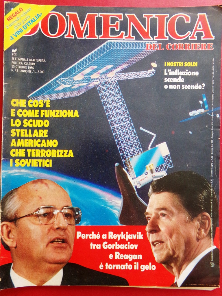 La Domenica del Corriere 25 Ottobre 1986 Nobel Montalcini Belard …