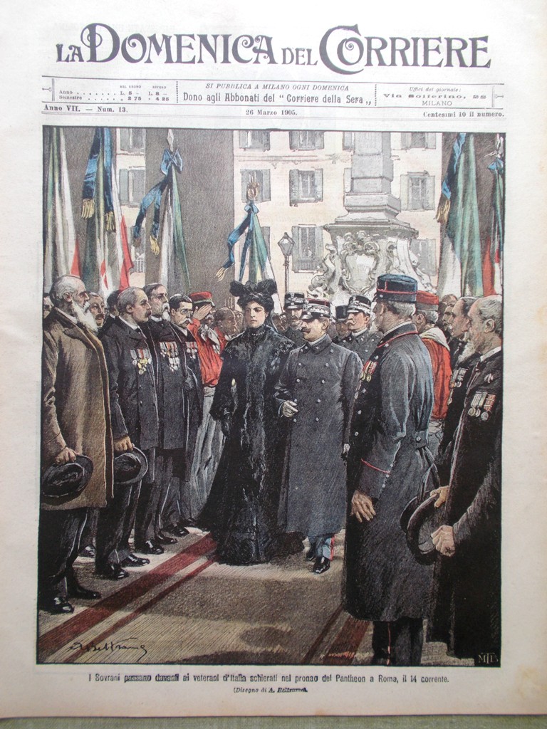 La Domenica del Corriere 26 Marzo 1905 Diamante Miniera Galles …