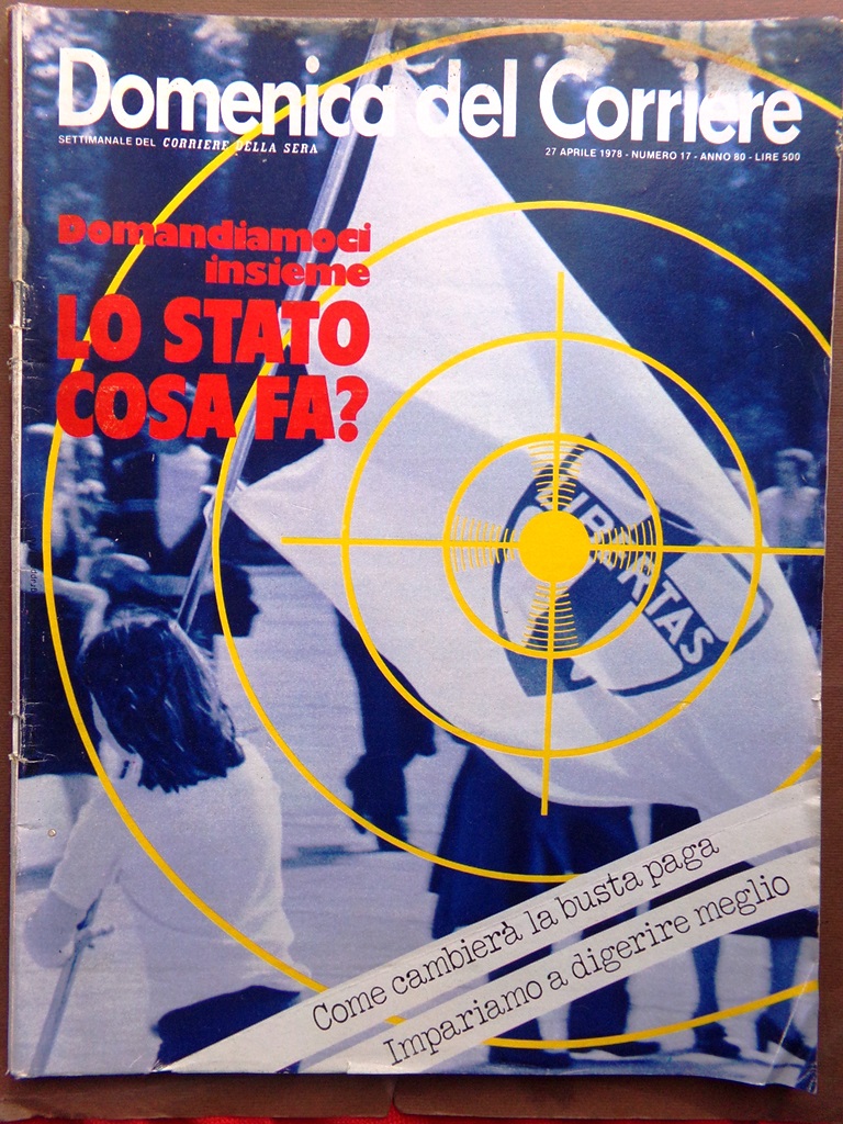 La Domenica del Corriere 27 Aprile 1978 Girotto Fogar Melodia …