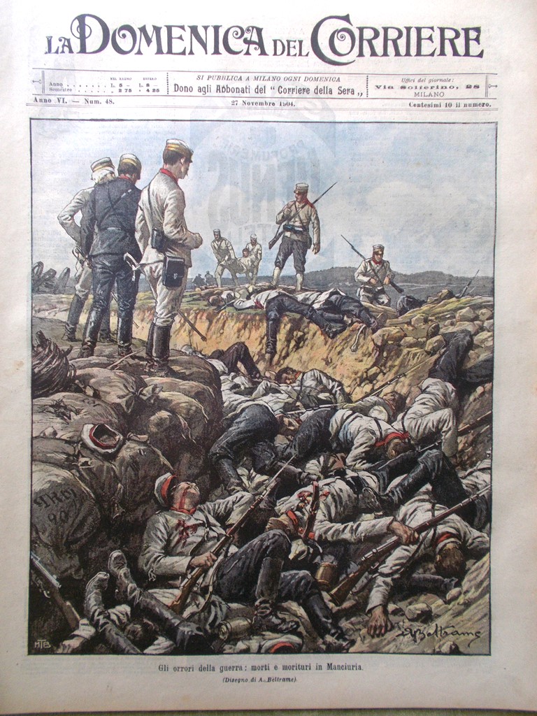 La Domenica del Corriere 27 Novembre 1904 Maratona Zanella Cascate …