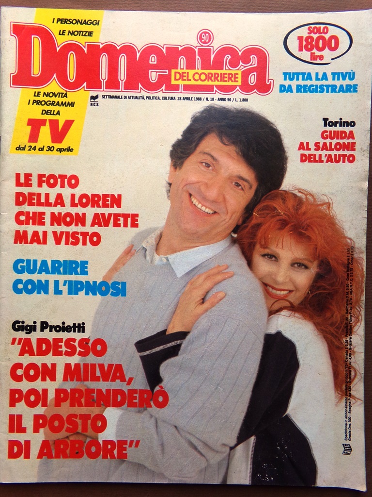 La Domenica del Corriere 28 Aprile 1988 Corrado Zenga Vassena …