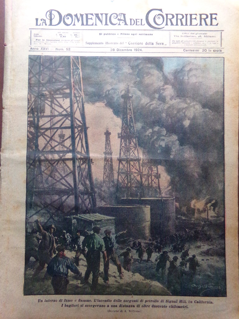La Domenica del Corriere 28 Dicembre 1924 Natale Giocattoli Almanacco …