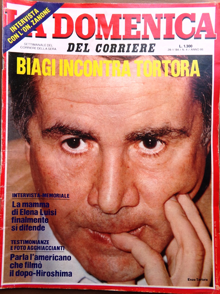 La Domenica del Corriere 28 Gennaio 1984 Tortora Jackson Sinopoli …