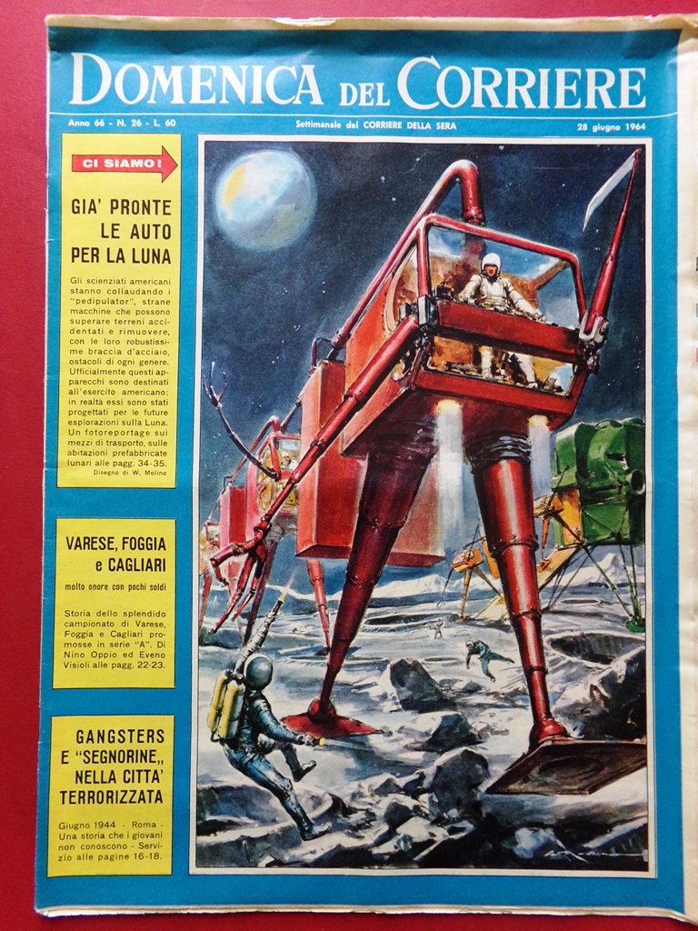 La Domenica del Corriere 28 Giugno 1964 Luna Kennedy Mummia …