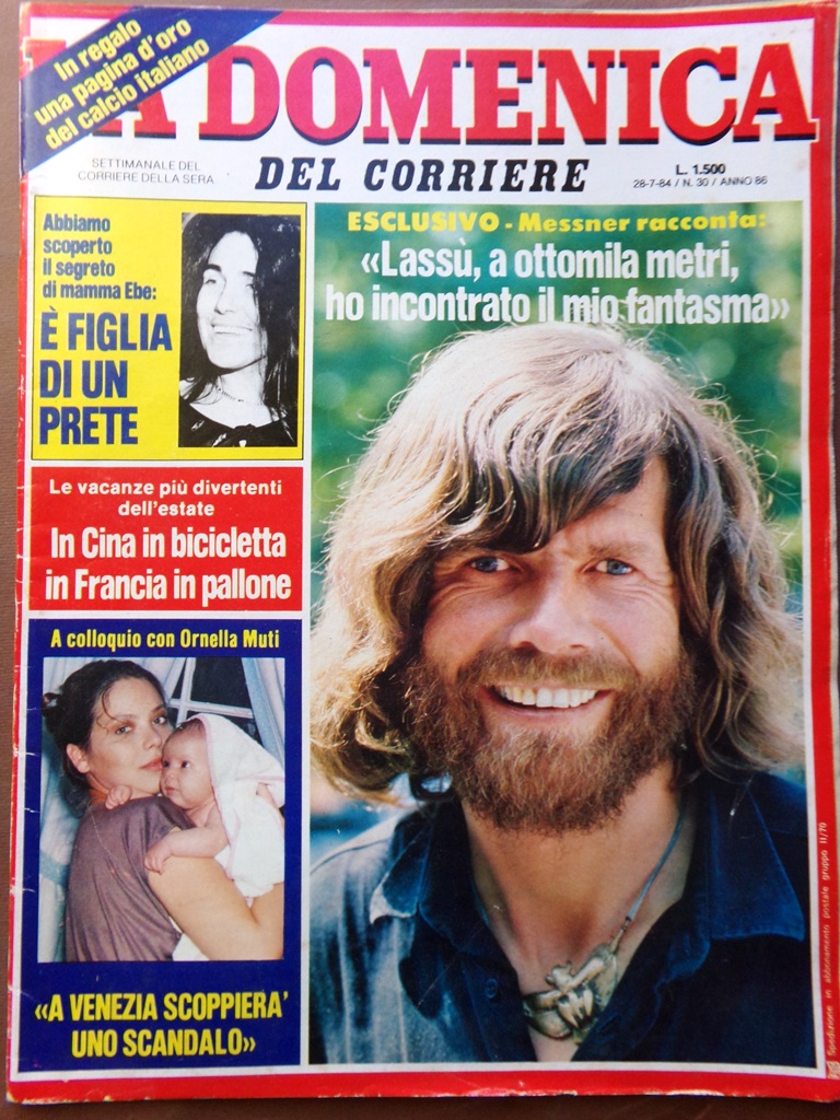 La Domenica del Corriere 28 Luglio 1984 Messner Ebe Olimpiadi …