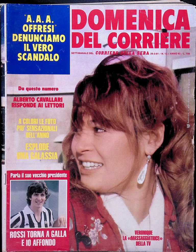 La Domenica del Corriere 28 Marzo 1981 Lady Diana Sinisgalli …