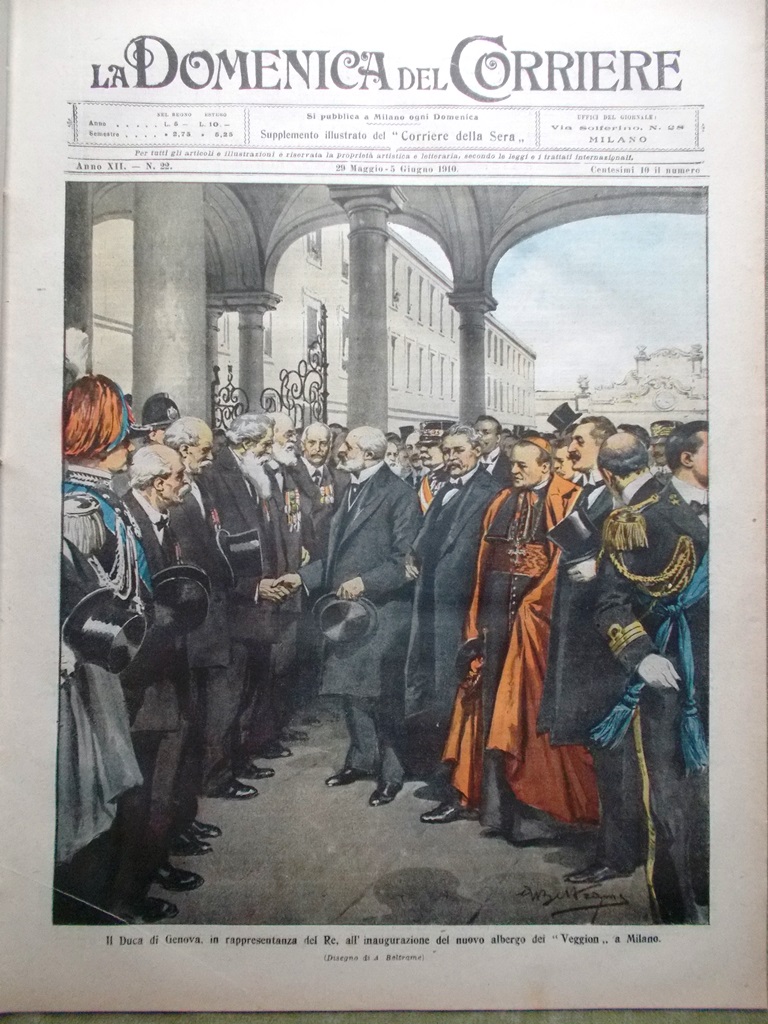 La Domenica del Corriere 29 Maggio 1910 Funerali Edoardo VII …