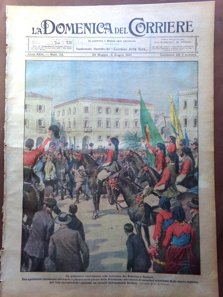 La Domenica del Corriere 29 Maggio 1921 Hirohito Luna Nanni …