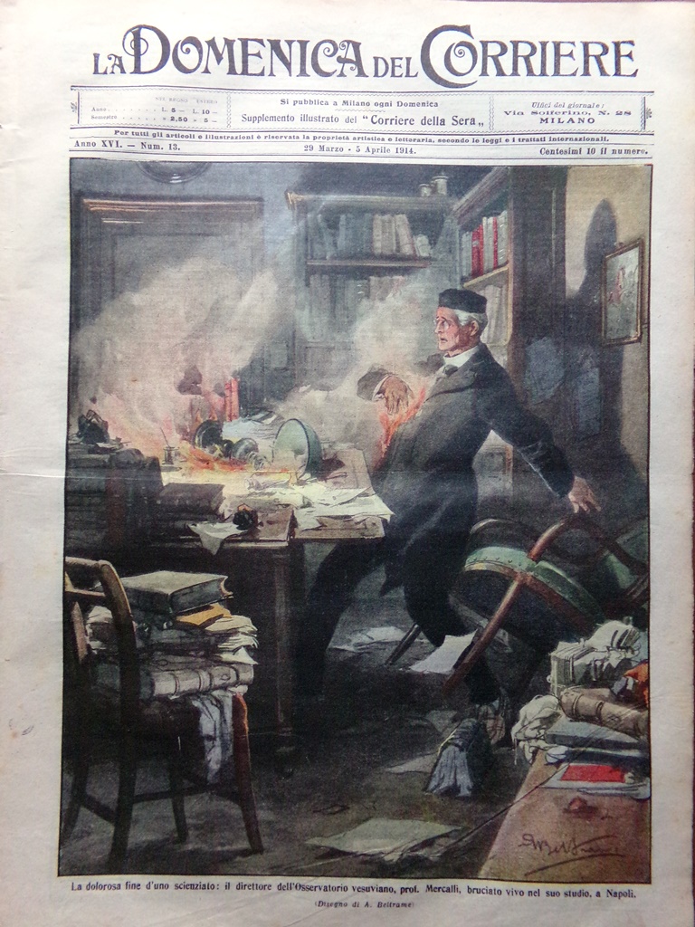La Domenica del Corriere 29 Marzo 1914 Jequié Pienza Assassinio …