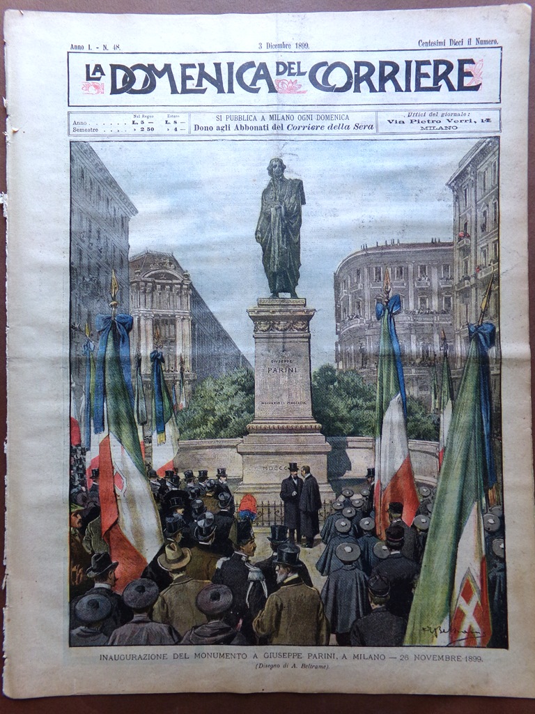 La Domenica del Corriere 3 Dicembre 1899 Gordon Highlanders Monumento …