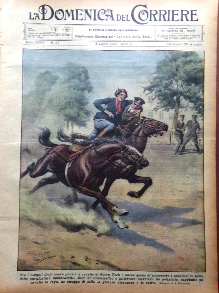 La Domenica del Corriere 3 Luglio 1932 Cayappas Indios Artiglio …