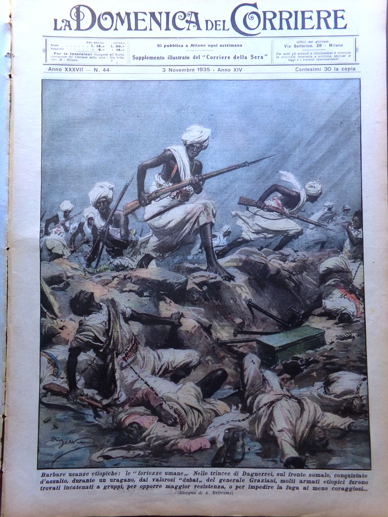 La Domenica del Corriere 3 Novembre 1935 Università Camionale Keaton …