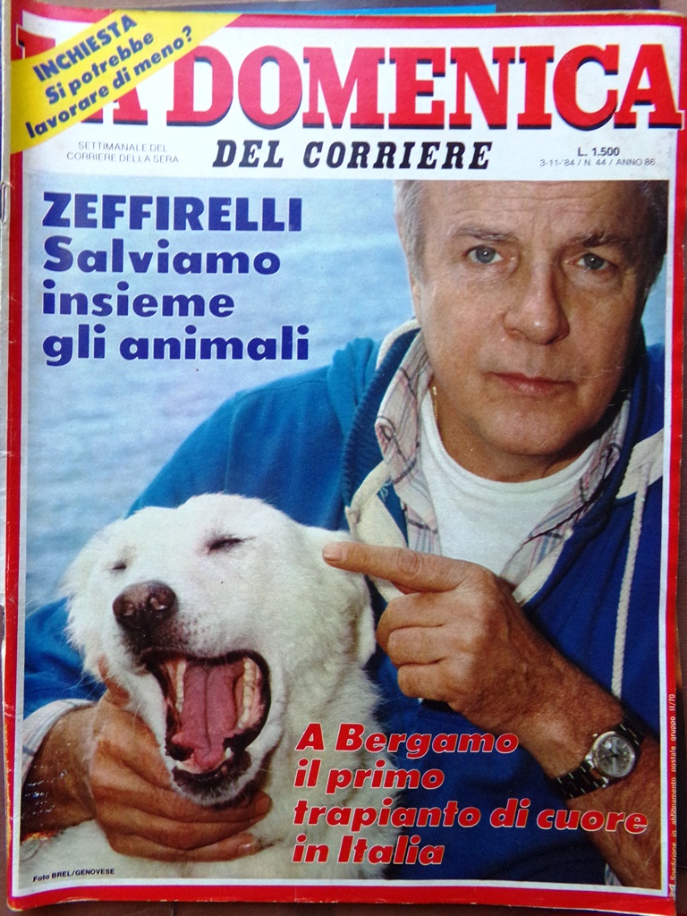 La Domenica del Corriere 3 Novembre 1984 Borromeo Califano Pavarotti …