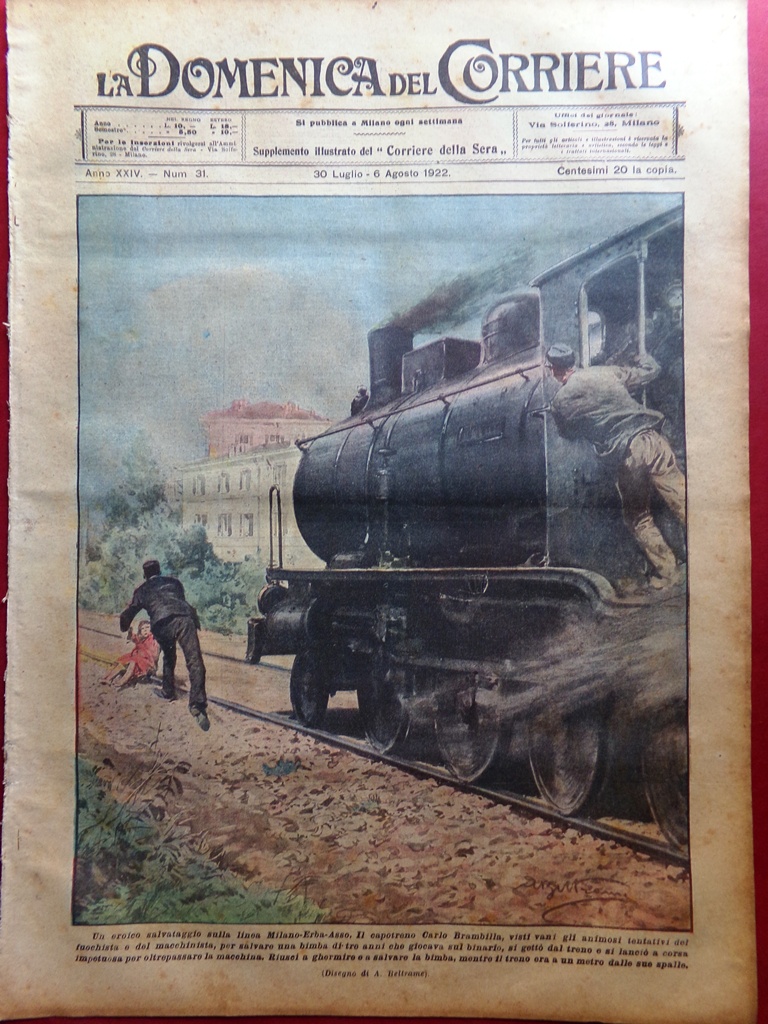 La Domenica del Corriere 30 Luglio 1922 Mahmal Cairo Contrin …