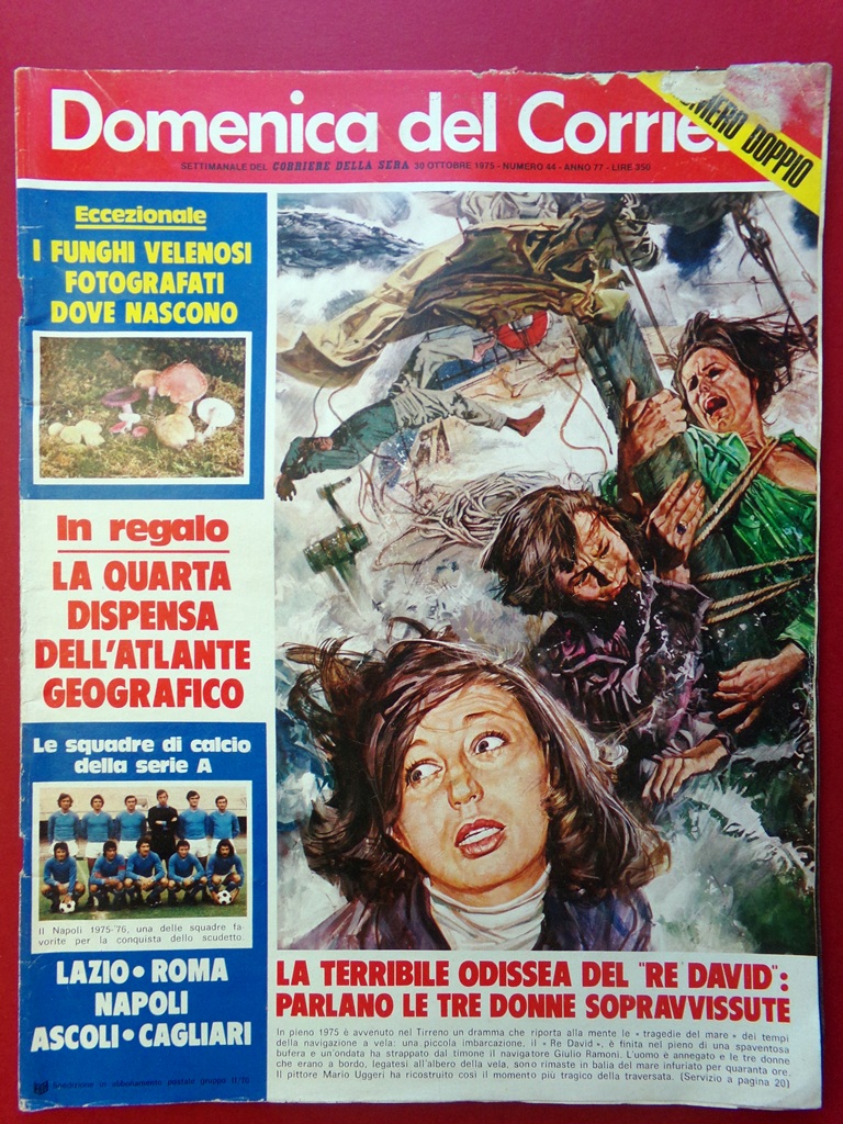 La Domenica del Corriere 30 Ottobre 1975 D'Annunzio Moser Indios …